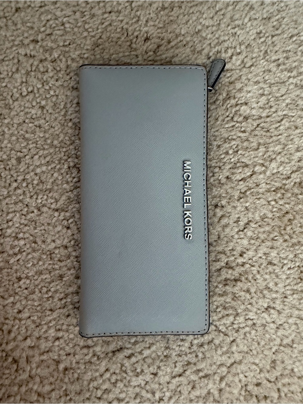 MICHAEL KORS Grey Zip Wallet
